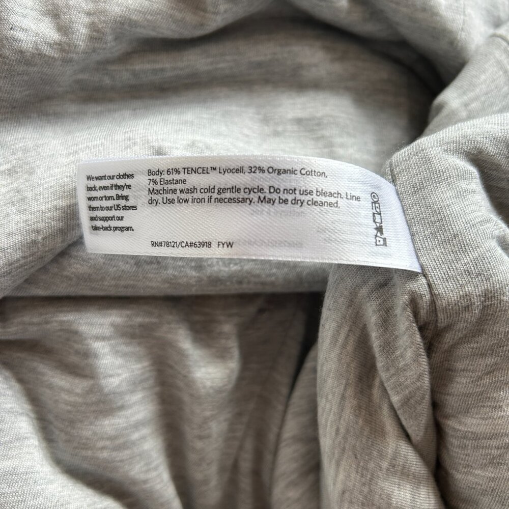 NWT Eileen Fisher Cozy Brushed Terry Hug Padded Coat - Picture 4 of 10